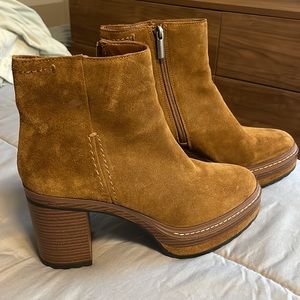 Steve Madden Shaniya Bootie Brown Suede Size 7.5